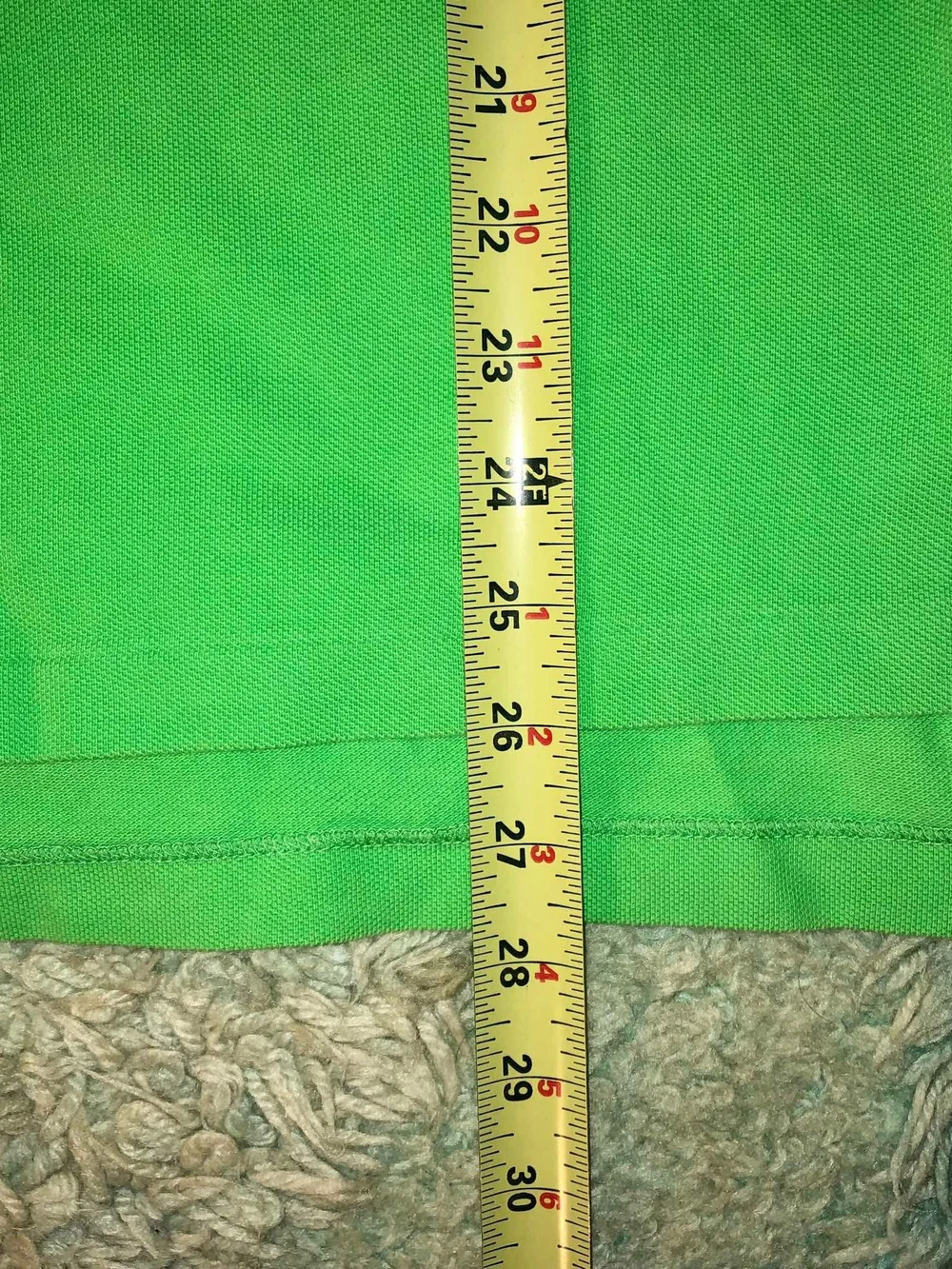 Ralph Lauren Lime Green Polo with Blue Pony